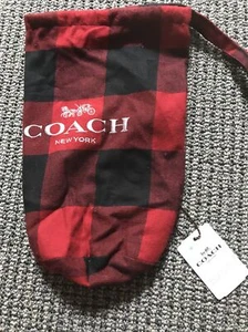 Coach Cherry Buffalo Plaid Dustbag ONLY NWT - Picture 1 of 4