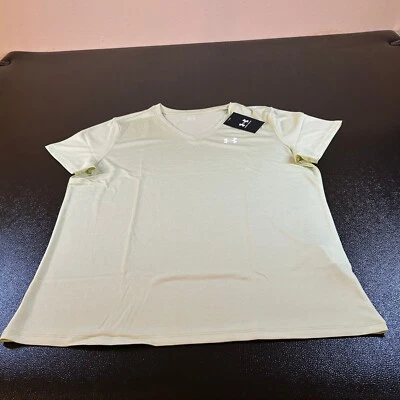 Camiseta Under Armour Tech Twist cuello en V ropa deportiva top para mujer grande nueva con etiquetas Foto 1 de 4