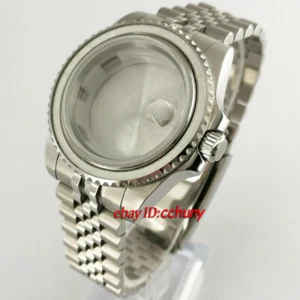Estuche de reloj de 40 mm con bisel banda de acero ajuste DG2813/3804, ETA 2836, Miyota 8215 821A - Imagen 1 de 6