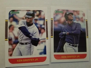 Donruss Retro 1987 Ken Griffey Jr #235 2021 lote base y variación fotográfica -Marineros - Imagen 1 de 1