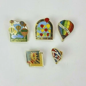 80's 90's Battle Creek Kellogg's Tony Tiger Int'l Champion Hot Air Balloon Pins - Picture 1 of 9