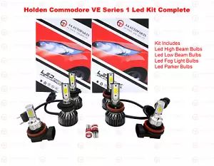 LED Bulb Globes Upgrade Kit Set 8PCS Holden Commodore VE Series 1 Models SS SV6 - Picture 1 of 11