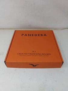 PANEDEBA Walnut Crochet Blocking Board 8" with Pegs for Crocheting Projects - Picture 1 of 5
