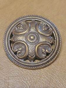 Kalevala Koru Finland Norse Scandinavian Viking Celtic Bronze Brooch Pin Shield! - Picture 1 of 24