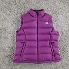 The North Face Jacket Womens Extra Large XL 700 Purple Puffer Gilet F8-B4