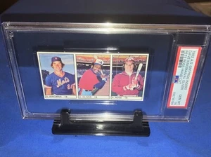 1982 Pete Rose PSA 10 GEM MINT RARE Pop2 All-Star Game Inserts Card + Dave Kingman - Bild 1 von 3