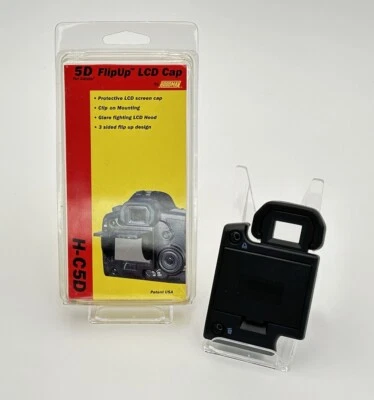 Hoodman Canon 5D Flip Up LCD Cap Model H-C5D NOS - Image 1 of 4