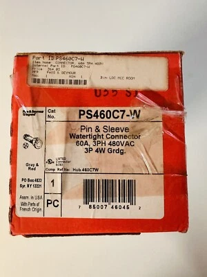 Pass & Seymour Pin & Sleeve-PS460C7-W - Image 1 of 2