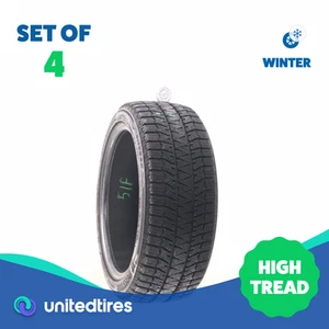 Set of (4) Used 225/45R18 Bridgestone Blizzak WS90 Studless (116O2) - Picture 1 of 7