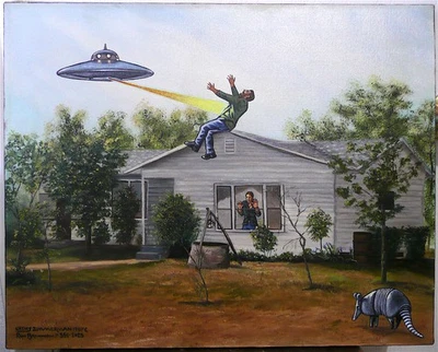 Ron Brannon's Amy Adams in the Window Thrift Store Painting - Image 1 of 4