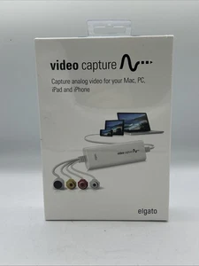Elgato USB Analog Video Capture Device Mac PC, iPad, iPhone (New Sealed) - Picture 1 of 3
