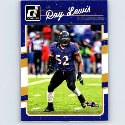 2016 Donruss Ray Lewis #28 Baltimore Ravens - Image 1 of 2