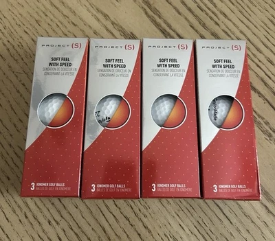 TaylorMade Project (S) Golf Blanco Paquete de 12; Nuevo en Caja, SENSACIÓN SUAVE con VELOCIDAD Foto 1 de 3