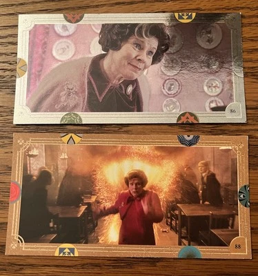 Panini Harry Potter (Contact) 2 Trading Card Bundle 86 88 Dolores Umbridge Cards - Image 1 of 4