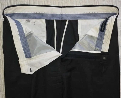Pantalones de vestir HART SCHAFFNER MARX TROMPETER de diseñador para hombre GRIS talla 38 x 34 * Foto 1 de 4