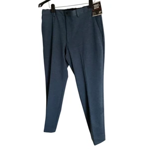 J Ferrar Slim Fit 360 Mens Stretch Knit Dress Pants Dark Teal 36 Regular New - Picture 1 of 12