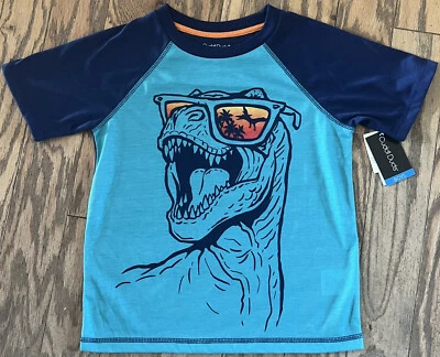 Pijama de dinosaurio Top Gafas de sol Niños Talla 8 Nuevo con etiquetas Genial T Rex Cudl Duds Foto 1 de 4