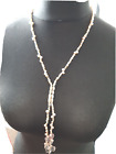 markante Silber und Perle magnetische Damen Halskette