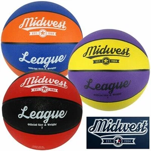 BASKETBALL NEW MIDWEST LEAGUE - SIZE 3, 5, 6, 7 BASKETBALLS ✅ FREE UK SHIPPING ✅ - Picture 1 of 7