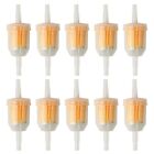 10Pcs 14 Inline Fuel Filter Clean Fuel For Small Engine Lawn Garden Mower