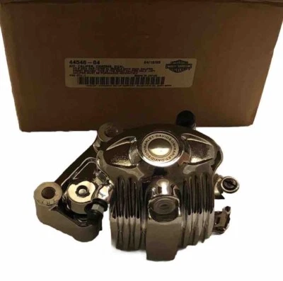 44546-04 HARLEY-DAVIDSON 2004-UP SPORTSTER  CHROME FRONT RIGHT BRAKE CALIPER - Image 1 of 2