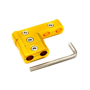 Gold Spark Plug Wires Loom Separators Engine Cable Divider Spacer 8mm 9mm 10mm - Picture 1 of 3