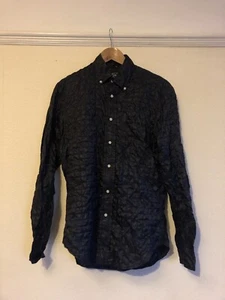 Gitman Vintage Men’s Quilted Shirt Navy Blue Small BNWOT - Picture 1 of 5