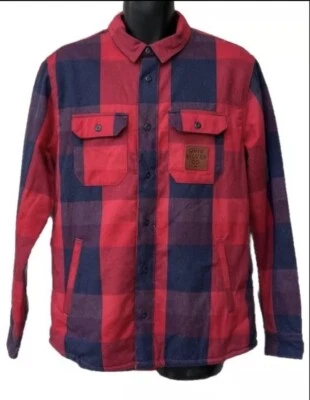 Мужская рубашка QuikSilver Miho Stones GARNET SHERPA с длинным рукавом размер M - Изображение 1 из 4