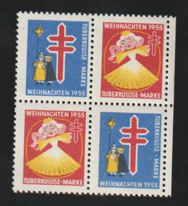 Germany Christmas seals Weihnachtssiegelmarken 1955 - Picture 1 of 1