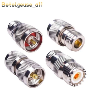 Peakelect N to UHF Adapter Kit SO-239 PL-259 RF Coax Connector Male to Female - Picture 1 of 10