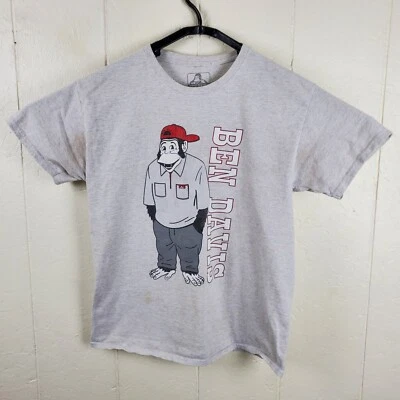 Camisa Pullover Ben Davis Para Hombre Grande Gris Cuello Redondo Manga Corta Gráfico Elastizado Foto 1 de 4