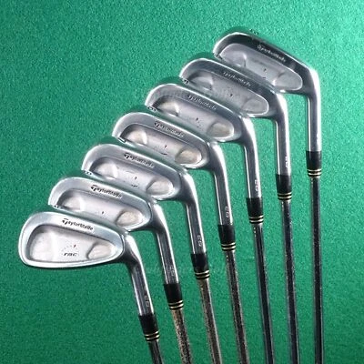 TaylorMade RAC CB Satin Finish 3-9 Iron Set Precision Rifle FCM 5.5 Steel Firm - Image 1 of 4