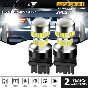 2pcs 3157 3057 LED Reverse Backup Light Bulbs 6000K White Super Bright Plug&Play - Imagen 1 de 10