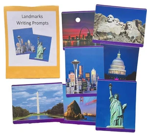 Educational Learning Resource Creative Writing Prompts Grades 4-6 Landmarks - Picture 1 of 1