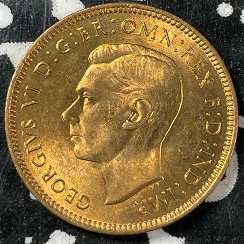 1948 Great Britain 1 Farthing(38 Available) High Grade! Beautiful! (1 Coin Only) Cover