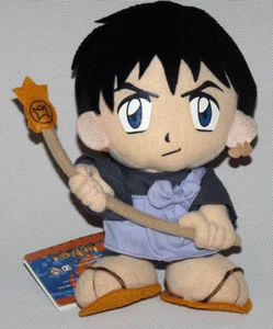 8" Inuyasha Miroku Plush Rumiko Takahashi 2004 Shogakukan Yomiuri TV, Sunrise - Picture 1 of 6