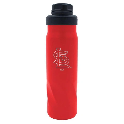 St Louis Cardinals 20oz Morgan Stainless Steel Water Bottle [NEW] Tumbler Mug Cover