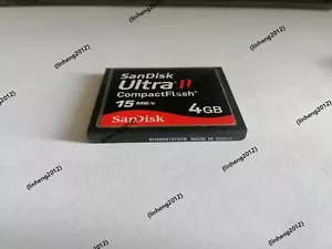Sandisk Ultra II compactflash 15MB/S 4GB CF CARD - Picture 1 of 3