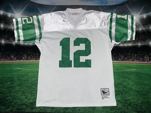 Joe Namath #12 New York Jets Authentic Mitchell & Ness 1968 Jersey Sz 50 Used - Picture 1 of 13