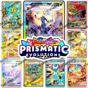 Pokémon SV9 PRE | PRISMATIC EVOLUTIONS EX SAR AR IR HOLO STAMPED PROMO TCG Cards - Picture 1 of 26