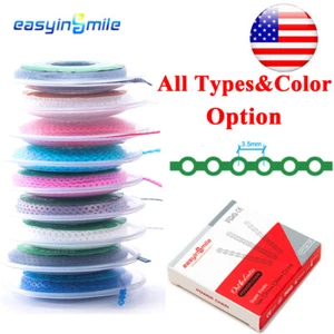 Dental Ortho Power Chain Close/short//long Super Elastic Rubber Band Ultra Spool - Picture 1 of 20