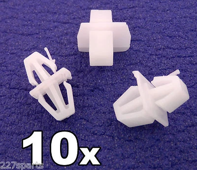 10x Volvo V40 S40 Bordure Caisse Clip- Fixation Attache pour Côté de la Jupe & - Photo 1/4