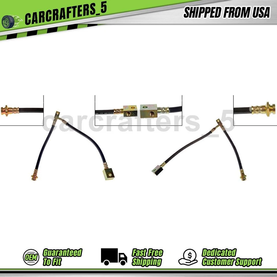 2 mangueras hidráulicas de freno delantero para Infiniti M37 2012 3,7 L Foto 1 de 4