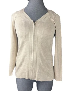 Lane Bryant Jacke mit Reißverschluss Langarm beige Gr. 14/16 _7233 - Bild 1 von 8