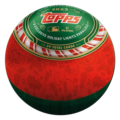 2025 Topps Holiday Baseball Collectors Tin (59 Cards) - Image 1 of 2