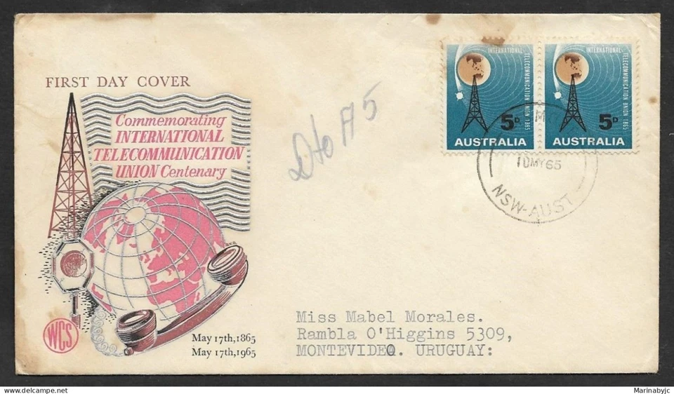 SKV) 1965. Austria. Telecomunicaciones. FDC Foto 1 de 1