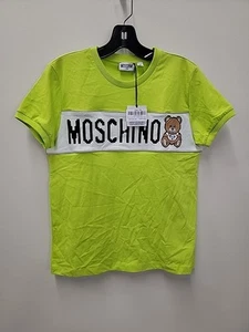 NWT Moschino Short Sleeve Toy Bear Logo T Shirt Cotton Size 14A - Picture 1 of 4