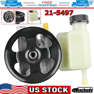 Bomba de direção hidráulica 21-5497 com polia e reservatório para Mazda CX-7 L4 2007-2012 - Imagem 1 de 4