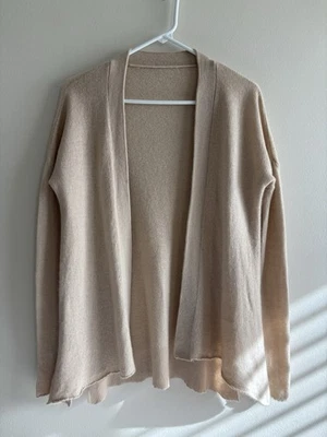 Cardigã Diane Von Furstenberg cashmere frente aberta tamanho P - Imagem 1 de 4