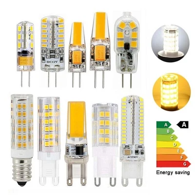 LED Bulbs G4 G9 E14 chips 2W 3W 5W 6W 7W COB SMD2835 AC/DC 12V 220V Corn lights - Image 1 of 4